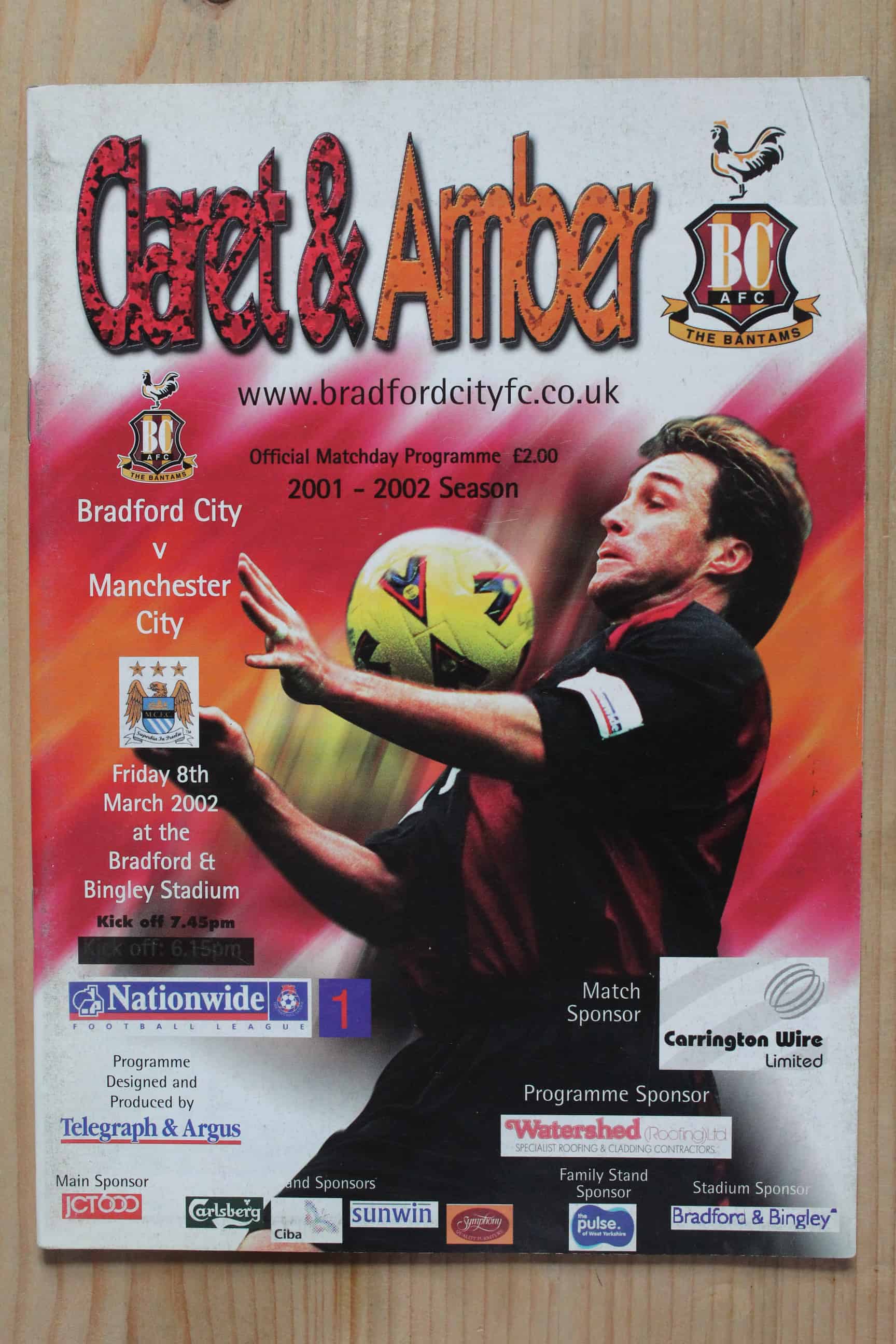 Bradford City FC v Manchester City FC